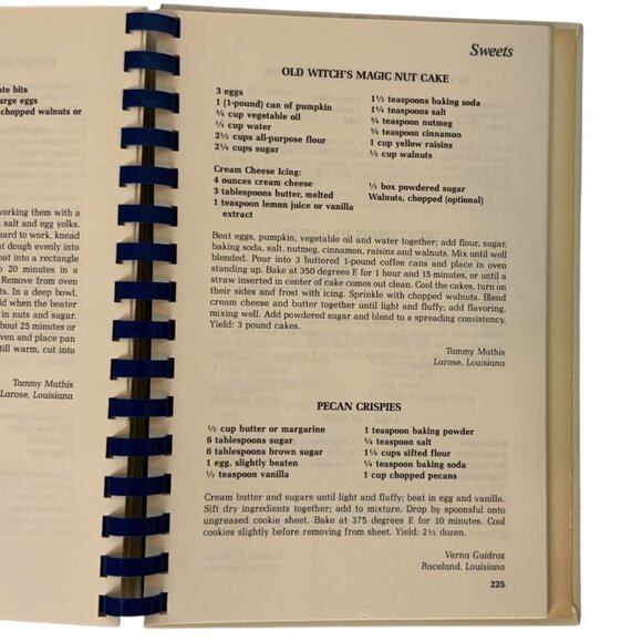 Down The Bayou Cookbook A Collection of Favorite Cajun Recipes Spiral Bound 1998 - Picture 13 of 13
